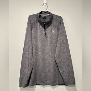 Spyder Active Men’s Long Sleeve Shirt, Grey, Size XL